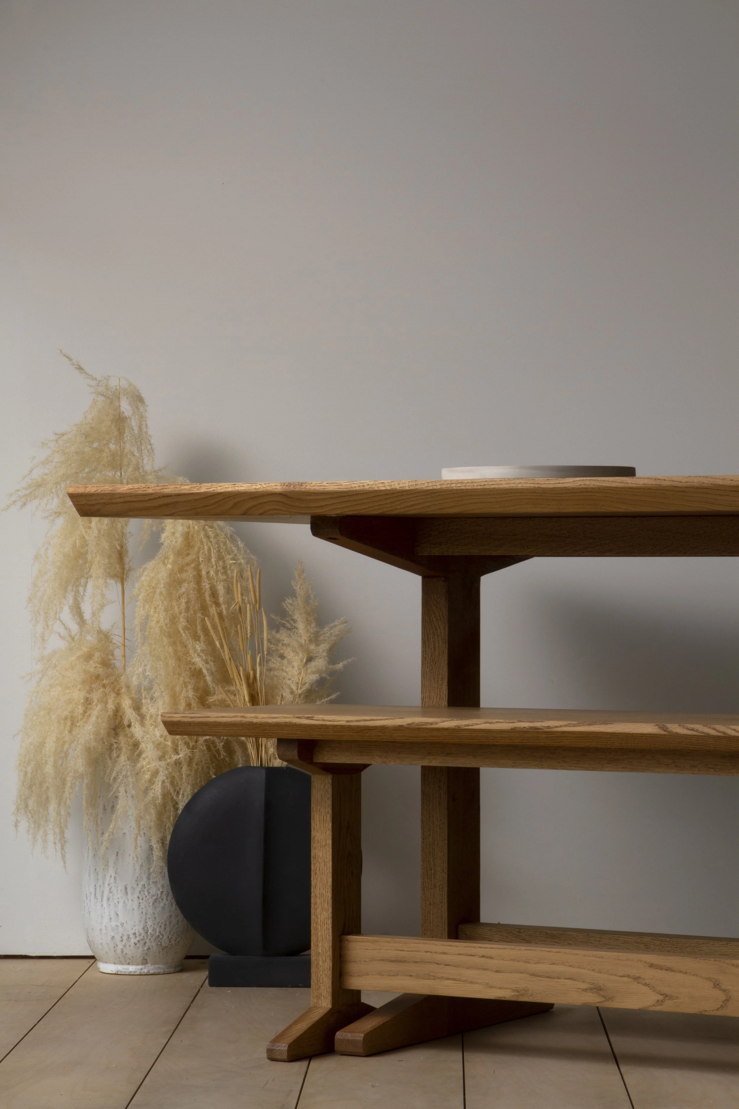 Refectory Table 2.0 [Oak] — Konk - Custom Handmade Furniture